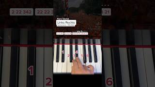 Links Rechts Netherlands EM 2024  Piano Tutorial pianotutorial learnpiano em2024 [upl. by Ignacia]