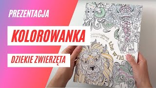 Dzikie Zwierzęta Kolorowanka do Markerów Akwarelowych  Prezentacja [upl. by Anitsrihc]