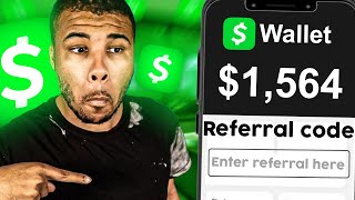 How to MAKE FREE MONEY with a Cash App Referral Code Cash App Referral Bonus [upl. by Elata575]