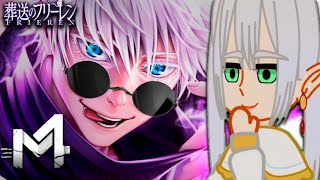 Sousou No Frieren React Satoru Gojo Jujutsu Kaisen  Infinito  M4rkim [upl. by Eilsel]