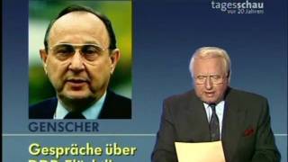 Tagesschau vom 24 September 1989 [upl. by Relyuhcs]