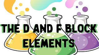 d amp f Block elements Part 1  Chapter 4 Class 11 Chemistry  studyStudio×Studying [upl. by Matthei]