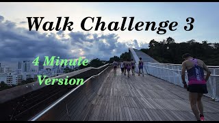 Walk Challenge 3 4 minutes version  Walking the Southern Ridges 10Km in 2HoursWalks4K [upl. by Waite]