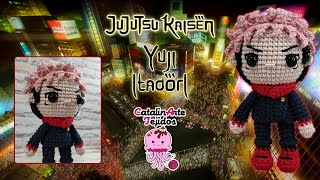 Itadori amigurumi Jujutsu Kaisen  CatalinArte Tejidos [upl. by Haelhsa]