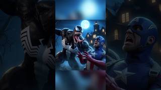 Real Men vs The Witch captain america spider man venom shorts spiderman ai avengers [upl. by Ardeed185]