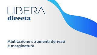 Abilitazione strumenti derivati e marginatura [upl. by Anal]