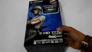 Tarjeta de Video Sapphire HD 7770 FLEX 1Gb GDDR5 Eyefinity  Unboxing y Puertos [upl. by Naves423]