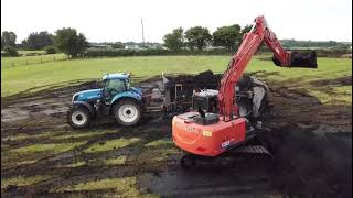 Liming Spreading Ploughing [upl. by Chastity]