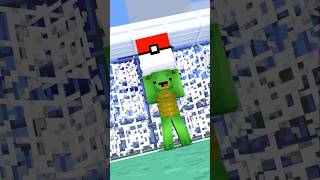 Mikey Herobrine Vs Jjs Creaking minecraftshorts minecraft creaking herobrine [upl. by Elayor]