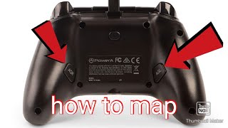 how to map back paddles on PowerA wired controller [upl. by Latoniah380]