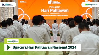 Pegadaian Gelar Upacara Peringatan Hari Pahlawan 2024 [upl. by Mrots339]