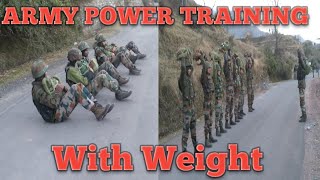 Army power Training  Commando Training with weight  Special Forces Training  Para Sf Training [upl. by Ettessil614]