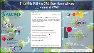 S1 Leitlinie SARSCoV2 PräExpositionsprophylaxe [upl. by Sassan]