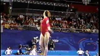 Kristen Maloney  2000 Sydney Olympics Womens Gymnastics Prelims  Floor Exercise  CBC [upl. by Krause636]