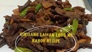 GINISANG LAMAN LOOB NG BABOY RECIPE PAKLAY HALANG2X PINOY RECIPE VLOG21 By Madiskarteng Mommy [upl. by Abibah542]