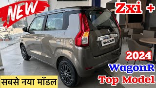 New 2024 Maruti Suzuki Wagonr Zxi Plus Review  wagonr new model 2024  wagonr gadi  wagonr [upl. by Annaerdna948]