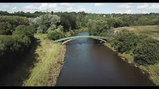 Drone Flight along the Irwell in Lower Kersal Salford [upl. by Gnof764]