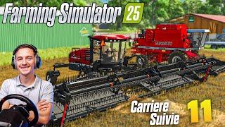 FAUCHAGE DU COLZA  FARMING SIMULATOR 25  Carrière Suivie 11 [upl. by Er151]