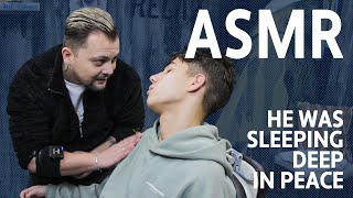 ASMR SLEEP MASSAGE  Customer Sleeps Deep In Peace [upl. by Leeban375]