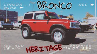 2023 Ford Bronco Heritage 2 Door How Much Is It Gonna Cost And Is It Worth The Premium [upl. by Brocky463]