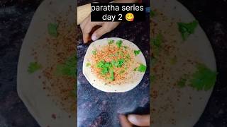 masala paratha 😋paratha challenge day 212 lavipundir short  virl like and subscribe 👍 [upl. by Ambrogino]