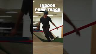 INDOOR PUMP TRACK SKATEBOARDING pumptrack skating [upl. by Akimet]