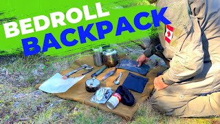 1800s Frontier BlanketRoll💥BEDROLL BACKPACK💥 [upl. by Naivaj]