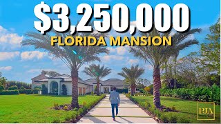 Inside a 3000000 FLORIDA MANSION  Luxury Home Tour  Peter J Ancona [upl. by Yahc]