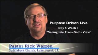 Purpose Driven Life Devotional  Seeing life from Gods view Week 1 Day 5 [upl. by Josh]