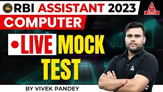 RBI Assistant 2023  RBI Assistant Computer Mock Test  By Vivek Pandey [upl. by Randee155]