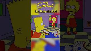 Lisa Babysits Bart simpsons shorts [upl. by Merrielle487]