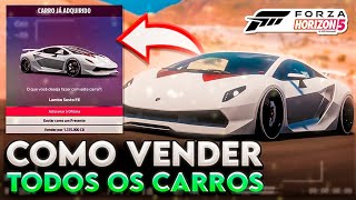 COMO VENDER OS CARROS NO FORZA HORIZON 5 [upl. by Ellehctim]