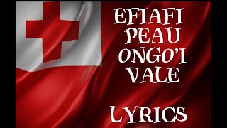 EFIAFI PEAU ONGO’I VALE LYRICS [upl. by Ardnola]