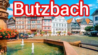 Butzbach City Germany 🇩🇪 Walking tour 4k video [upl. by Akemal]