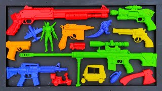 Membersihkan Nerf Ak47 Assault Rifle Shotgun Sniper Rifle Glock Pistol M16 Nerf gun Eps 107 [upl. by Lyrad360]