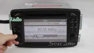 Newest Mercedes Benz CLK W209 DVD player Sat Navi Car Stereo [upl. by Attenal]