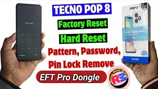 Tecno pop 8 unlock by EFT Pro Dongle 10 November 2024 [upl. by Gilmore]