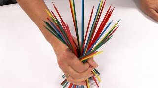 DIY Mikado pick up sticks game [upl. by Jo-Anne]