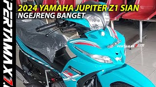 Review Fisik Detail Motor Bebek Jupiter Z1 Sian Cyan Terbaru 2024 Metalik 🦆 yamaha jupiterz1 [upl. by Eolanda]