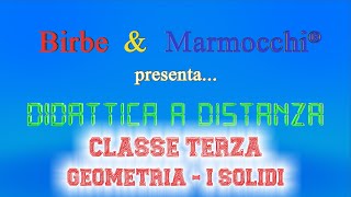 Classe terza primaria  Geometria  I solidi [upl. by Itsirhc]