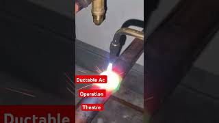 Ductable AC installation in operation theatre 🫡 youtubeshorts acfitting [upl. by Chadbourne]