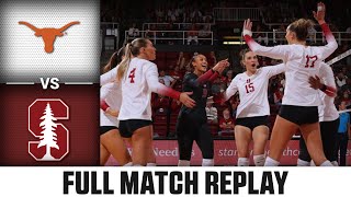 Texas vs Stanford Full Match Replay  2024 ACC Volleyball [upl. by Grosz]