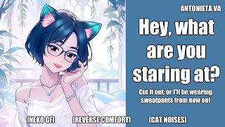 F4M “No Quit Staring At It” Neko GF Reverse Comfort TW BullyingDiscrimination [upl. by Nnaeiluj]