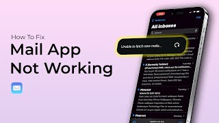 How to Fix Mail App Not Working On iPhone [upl. by Aterg880]