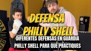 Diferentes DEFENSAS en guardia PHILLY SHELL TUTORIAL LA VERNEDA BOXEO🥊 [upl. by Boorer]