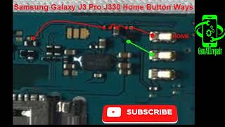 Samsung Galaxy J3 Pro J330 Home Button Ways [upl. by Airak]