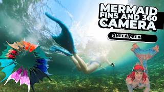 Mertailor Mermaid Kicks in Ocean with 360 Camera [upl. by Randie]