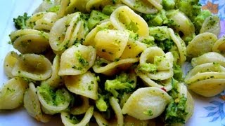 Orecchiette con broccoli o cime di rapa preparazione dettagliata RICETTA FACILE E VELOCE [upl. by Okia]