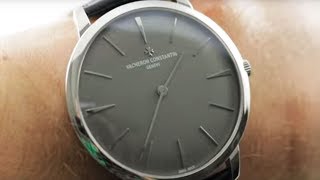 Vacheron Constantin Patrimony Contemporaine Ultra Thin 81180000P9539 Luxury Watch Review [upl. by Cleopatre]