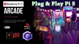 The Easiest Way To Retro Game on The Pi 5  Plug and Play 128gb [upl. by Kcaz]